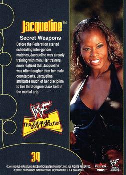2001 Fleer WWF The Ultimate Diva Collection #39 Jacqueline  Back