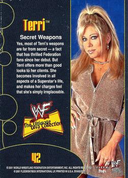2001 Fleer WWF The Ultimate Diva Collection #42 Terri  Back