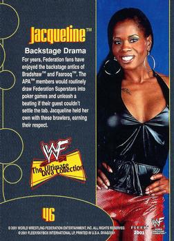 2001 Fleer WWF The Ultimate Diva Collection #46 Jacqueline  Back
