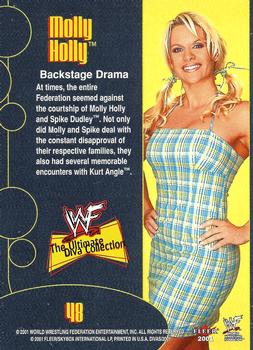 2001 Fleer WWF The Ultimate Diva Collection #48 Molly Holly  Back