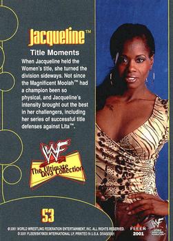 2001 Fleer WWF The Ultimate Diva Collection #53 Jacqueline  Back