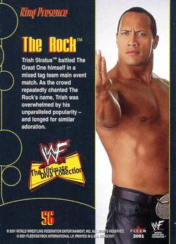 2001 Fleer WWF The Ultimate Diva Collection #56 The Rock Back