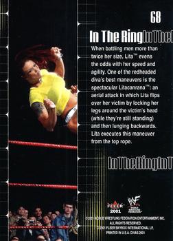 2001 Fleer WWF The Ultimate Diva Collection #68 Lita Back