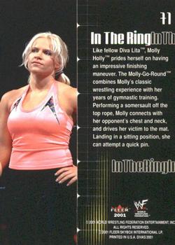 2001 Fleer WWF The Ultimate Diva Collection #71 Molly Holly Back