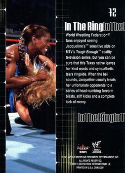 2001 Fleer WWF The Ultimate Diva Collection #72 Jacqueline Back