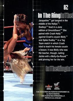 2001 Fleer WWF The Ultimate Diva Collection #82 Jacqueline / Molly Holly Back