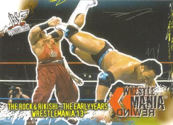 2001 Fleer WWF Wrestlemania #94 The Rock and Rikishi Early Years  Front