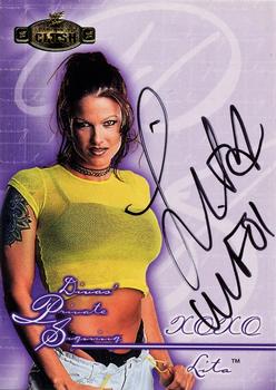 2001 Fleer WWF Championship Clash - Divas Private Signing #DPS-L Lita Front