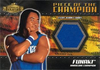 2001 Fleer WWF Championship Clash - Piece of the Champion #PC-FN Funaki Front