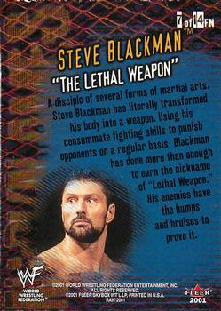 2001 Fleer WWF Raw Is War - Famous Nicknames #7FN Steve Blackman 