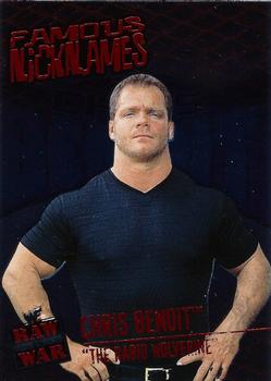 2001 Fleer WWF Raw Is War - Famous Nicknames #11FN Chris Benoit 