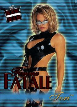 2001 Fleer WWF Raw Is War - Femme Fatale #15FF Tori  Front