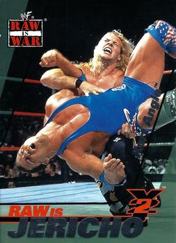 2001 Fleer WWF Raw Is War - Raw Is Jericho #4RJ Jericho / Kurt Angle Front
