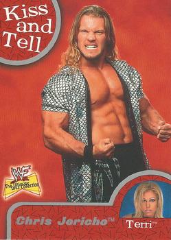 2001 Fleer WWF The Ultimate Diva Collection - Kiss And Tell #3 KT Chris Jericho (w/Terri) Front