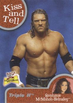 2001 Fleer WWF The Ultimate Diva Collection - Kiss And Tell #5 KT Triple H (w/Stephanie McMahon-Helmsley) Front