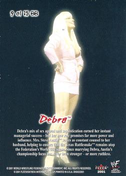 2001 Fleer WWF The Ultimate Diva Collection - The Bad and The Beautiful #9 BB Debra  Back