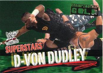 2001 Fleer WWF Wrestlemania - Championship Gold #2 D-Von Dudley  Front