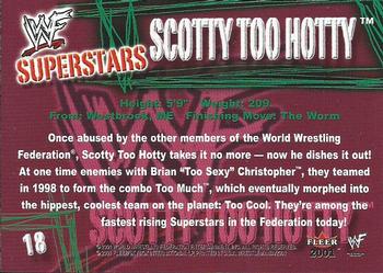 2001 Fleer WWF Wrestlemania - Championship Gold #18 Scotty 2 Hotty  Back