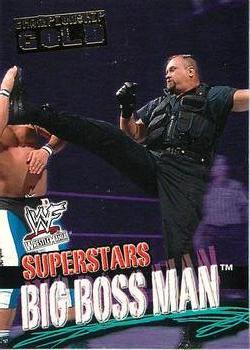 2001 Fleer WWF Wrestlemania - Championship Gold #20 Big Boss Man  Front