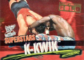 2001 Fleer WWF Wrestlemania - Championship Gold #41 K-Kwik  Front