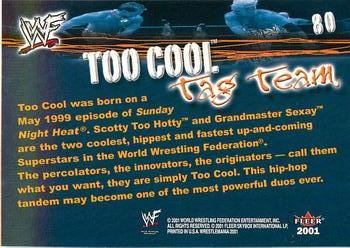 2001 Fleer WWF Wrestlemania - Championship Gold #80 2 Cool  Back