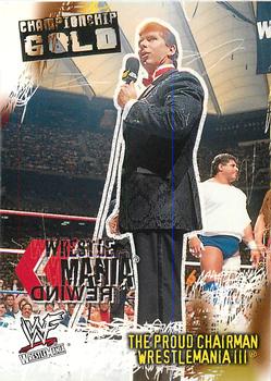 2001 Fleer WWF Wrestlemania - Championship Gold #85 The Proud Chairman  Front