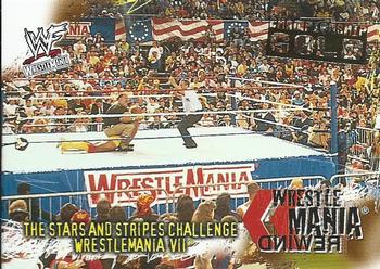 2001 Fleer WWF Wrestlemania - Championship Gold #87 The Stars and Stripes Challenge  Front