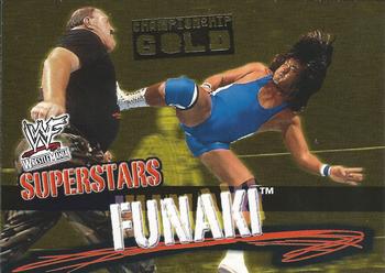 2001 Fleer WWF Wrestlemania - Championship Gold #58 Funaki  Front