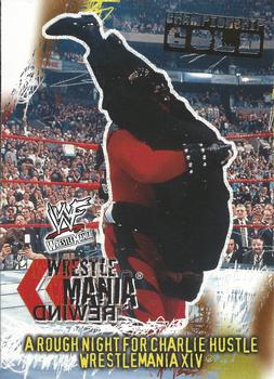2001 Fleer WWF Wrestlemania - Championship Gold #96 A Rough Night for Charlie Hustle  Front
