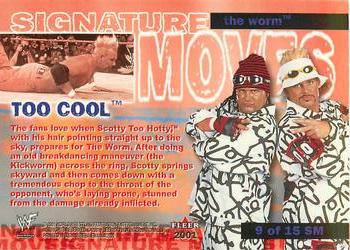2001 Fleer WWF Wrestlemania - Signature Moves #9 SM Too Cool Back