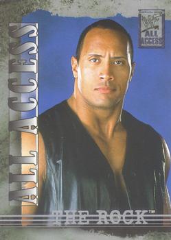 2002 Fleer WWF All Access #16 The Rock  Front