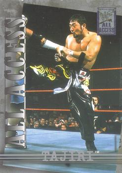 2002 Fleer WWF All Access #3 Tajiri  Front