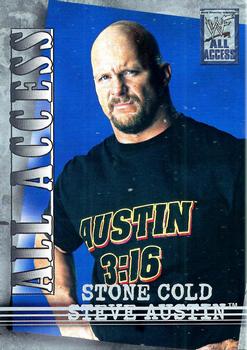 2002 Fleer WWF All Access #35 Stone Cold Steve Austin  Front