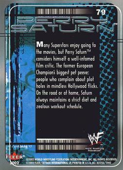 2002 Fleer WWF All Access #79 Perry Saturn Back