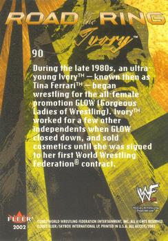 2002 Fleer WWF All Access #90 Ivory Back