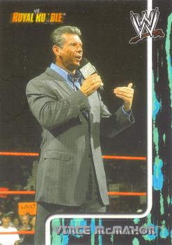 2002 Fleer WWE Royal Rumble #63 Vince McMahon  Front