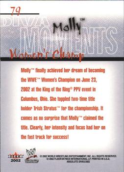 2002 Fleer WWE Absolute Divas #79 Molly Back