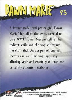 2002 Fleer WWE Absolute Divas #95 Dawn Marie Back
