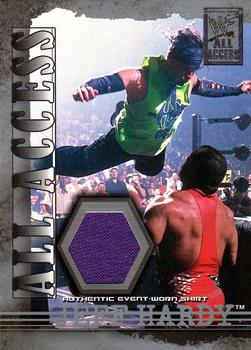 2002 Fleer WWF All Access - All Access Memorabilia #AAM-JH Jeff Hardy  Front