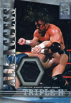 2002 Fleer WWF All Access - All Access Memorabilia #AAM-TH Triple H  Front