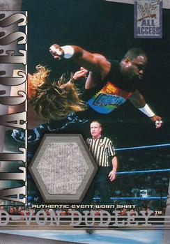 2002 Fleer WWF All Access - All Access Memorabilia #AAM-DVD D-Von Dudley  Front