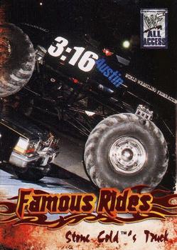 2002 Fleer WWF All Access - Famous Rides #2 FR Stone Cold's Truck Front