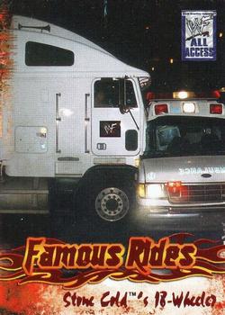 2002 Fleer WWF All Access - Famous Rides #10 FR Stone Cold's 18-Wheeler Front