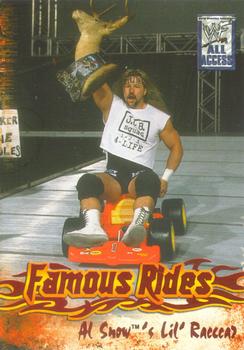2002 Fleer WWF All Access - Famous Rides #12 FR Al Snow's Lil' Racecar Front