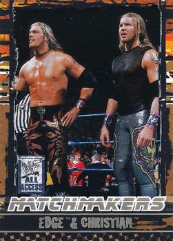 2002 Fleer WWF All Access - Match Makers #6 MM Edge / Christian Front