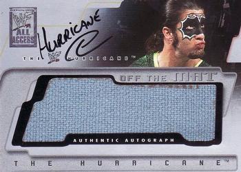 2002 Fleer WWF All Access - Off the Mat Autographs #NNO The Hurricane  Front