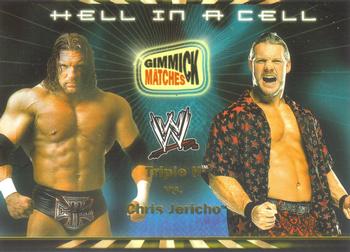 2002 Fleer WWE Royal Rumble - Gimmick Matches #GM1 Triple H vs. Chris Jericho Front