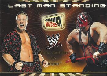 2002 Fleer WWE Royal Rumble - Gimmick Matches #GM9 Chris Jericho vs. Kane Front