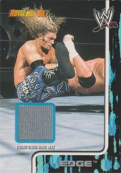 2002 Fleer WWE Royal Rumble - Memorabilia #NNO Edge  Front