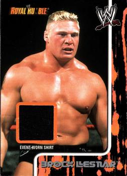2002 Fleer WWE Royal Rumble - Memorabilia #NNO Brock Lesnar  Front